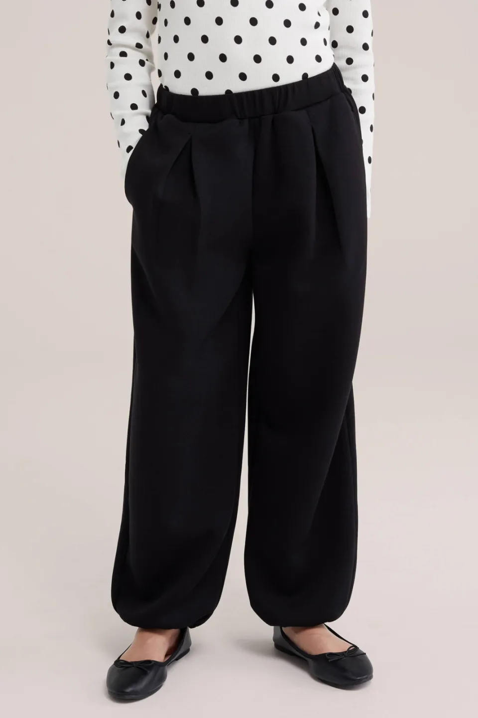 WE Fashion ballon joggingbroek zwart, foto 3