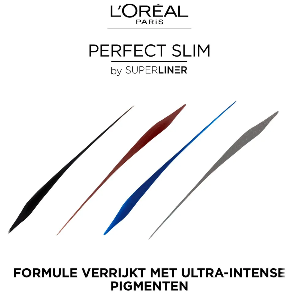 L'oréal Superliner Perfect Slim eyeliner 04 Navy blauw, foto 8