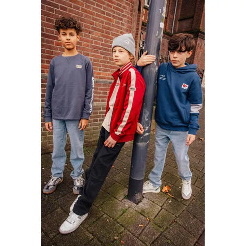 Indian Blue Jeans rechtvallende longsleeve grijs, foto 4