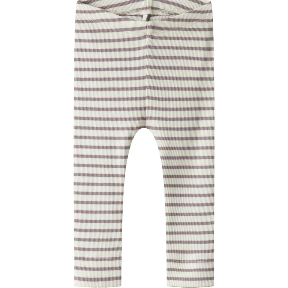 NAME IT BABY skinny babybroek lila/ecru