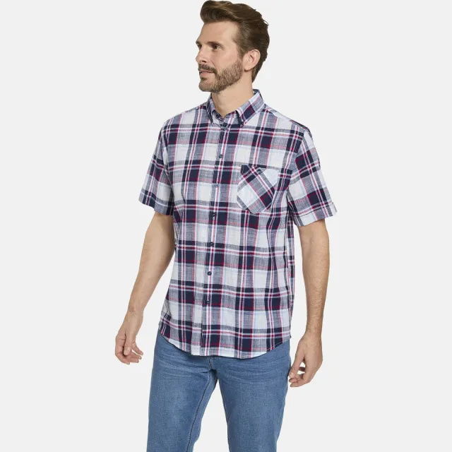 Babista regular fit gestreept overhemd Plus Size - donkerblauw, foto 2
