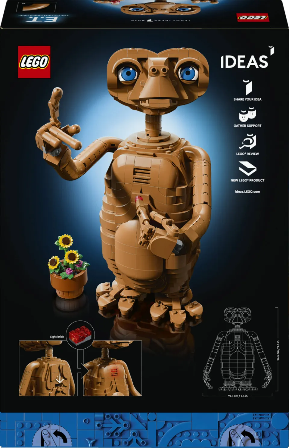 Lego IDEAS E.T. the Extra-Terrestrial Bouwpakket 21370, foto 3