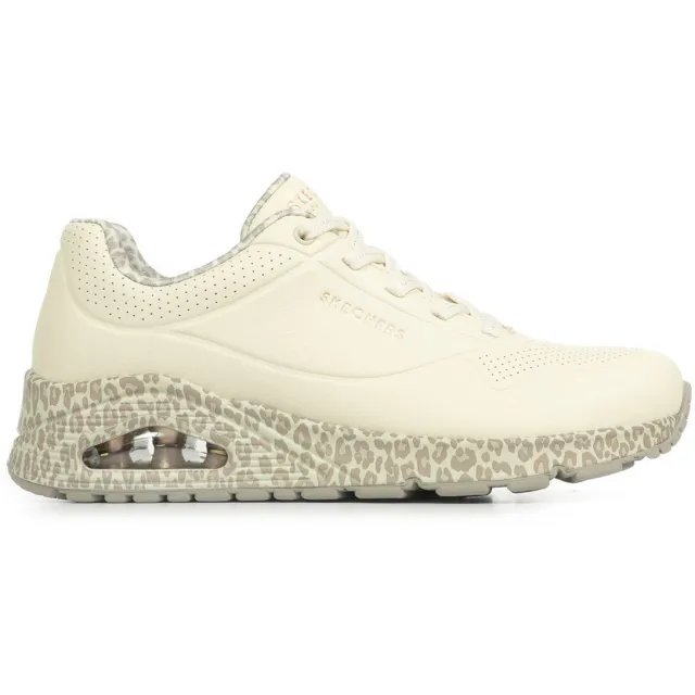 Skechers Uno Safari Time sneakers beige Wit