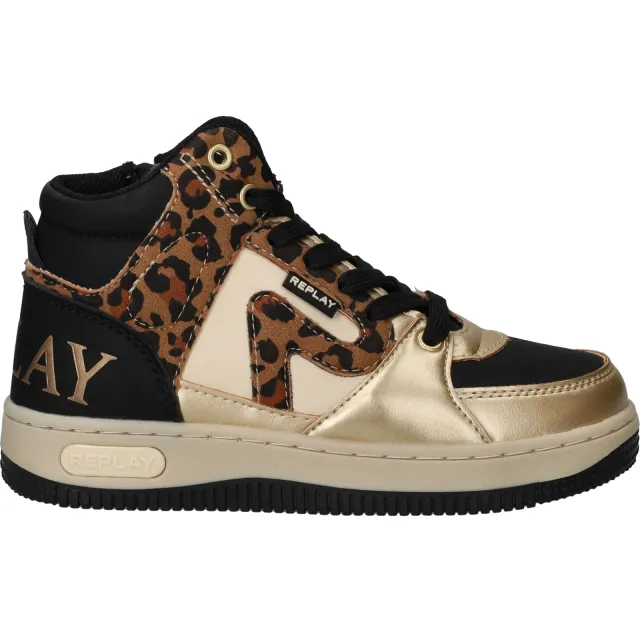 Replay Epic JR 20 hoge sneakers zwart