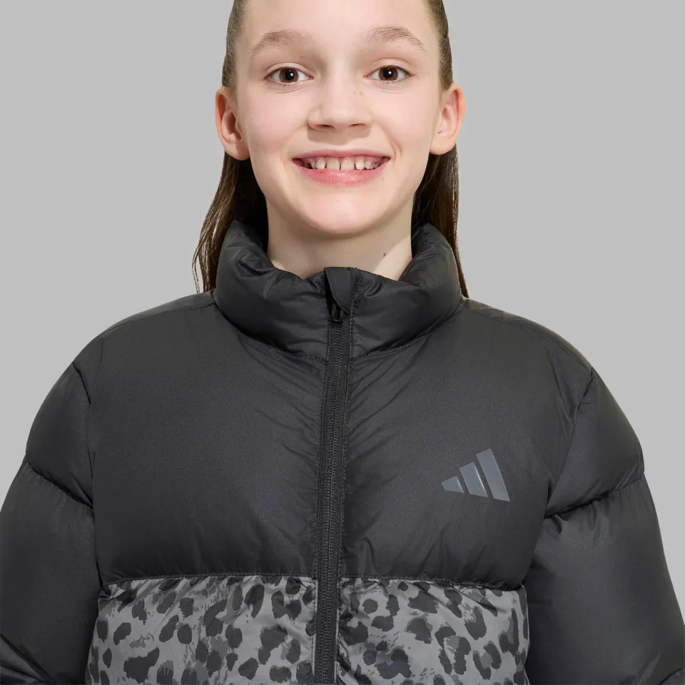 Adidas Sportswear gewatteerde jas zwart grijs, foto 6