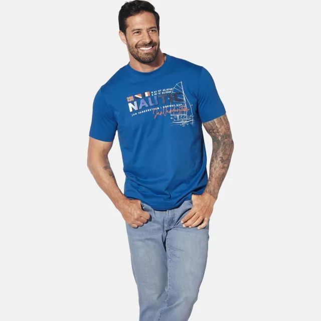 Jan Vanderstorm Svenhelm t-shirt blauw