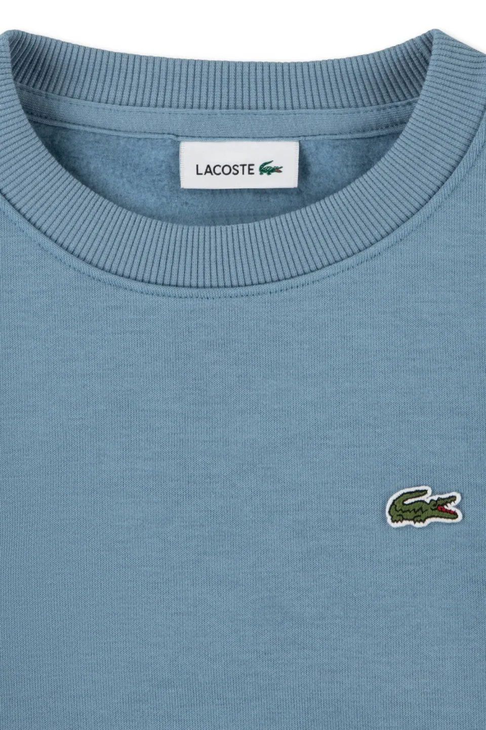 Lacoste fleece sweater met logo - blauw, foto 4
