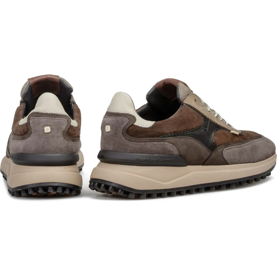 Floris Van Bommel Heren Sneakers Sfm-10207 Noppi - Multi donkerbruin, foto 4