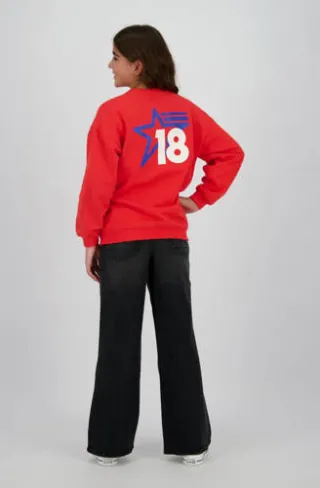 Raizzed sweater rood, foto 3