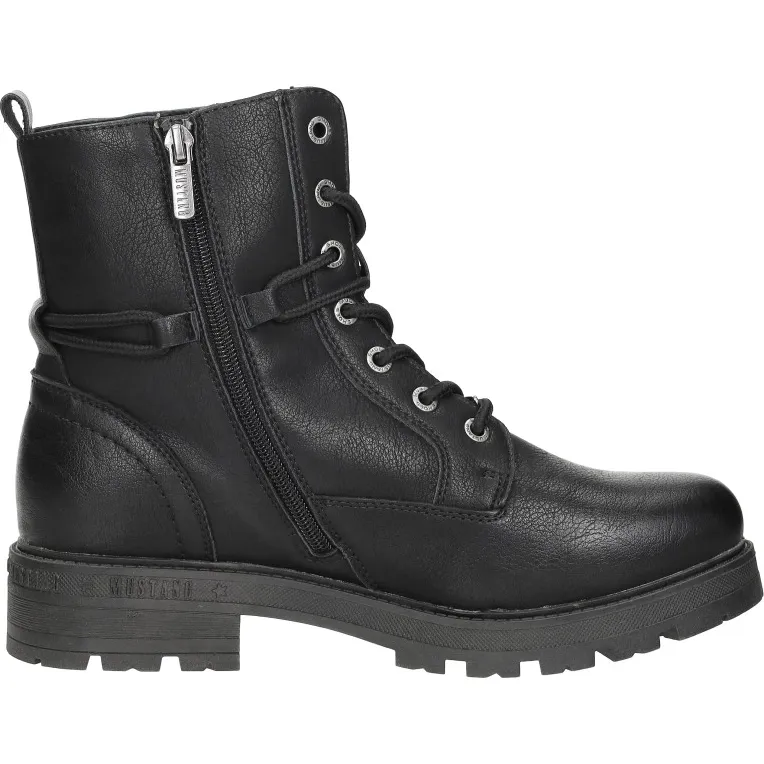 Mustang veterboots zwart, foto 8