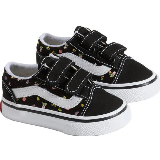 Vans Old Skool V gebloemde sneakers zwart, foto 8