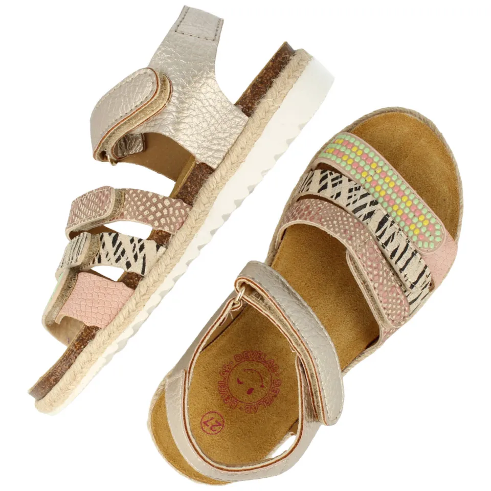Develab sandalen goud, foto 6