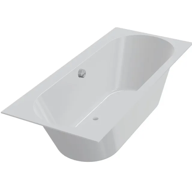 Xenz Ligbad Beterbad Xenz Madeira 160x75 cm Inclusief Badpoten Wit