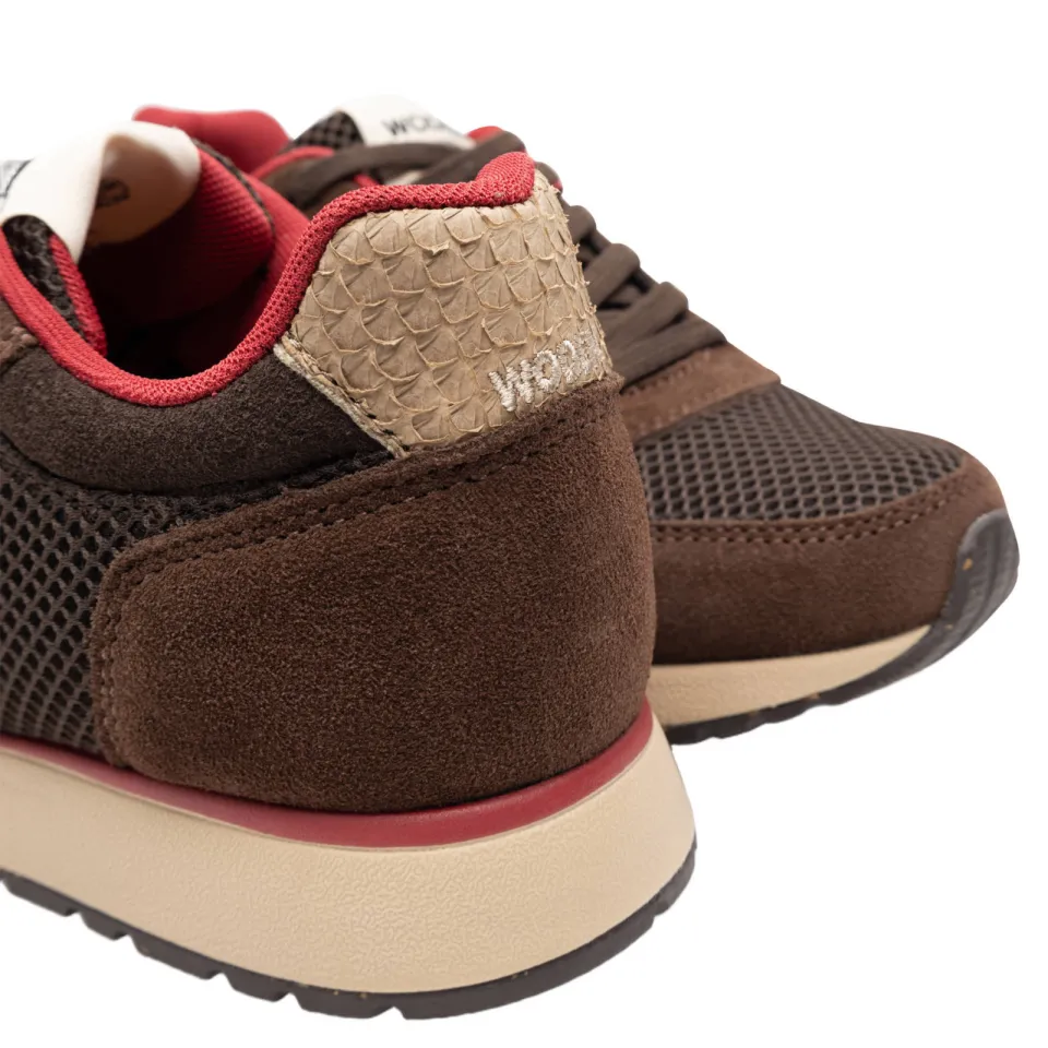 Woden Ronja Icon sneakers bruin, foto 6