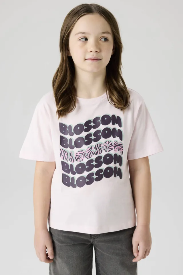 NAME IT KIDS t-shirt lichtroze
