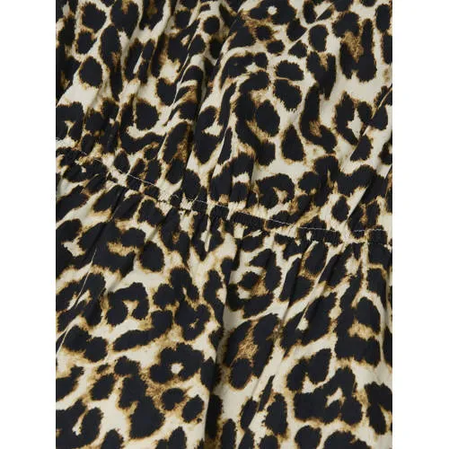 Only zomerjurk ecru dierenprint, foto 5