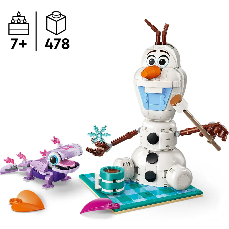 Lego Disney Olaf en Bruni's Picknickplezier Bouwpakket 43287, foto 2