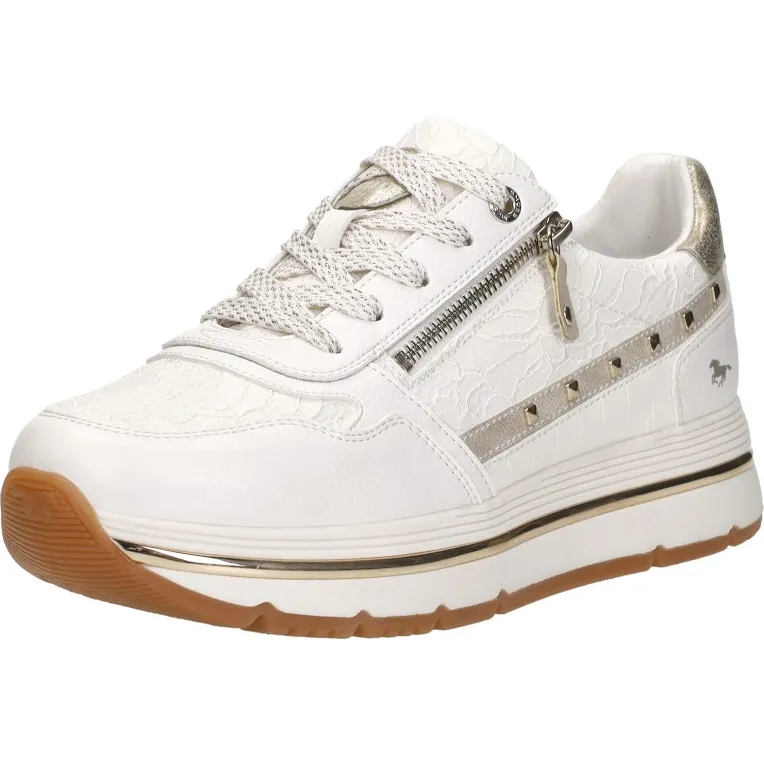 Mustang sneakers laag wit, foto 3
