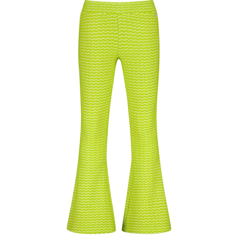 Vingino Sammie flared casual broek limegroen, foto 2