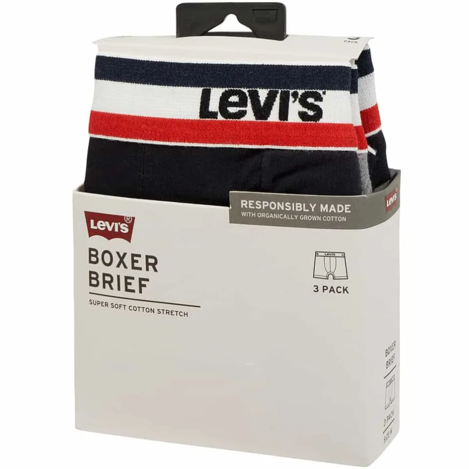 Levi's boxershorts 3-pack zwart, foto 3