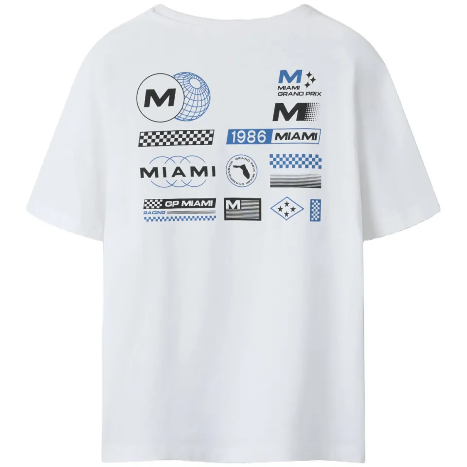 NAME IT t-shirt met backprint wit, foto 6