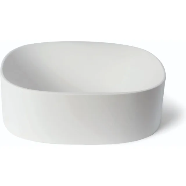 Luca Sanitair Waskom Luca Sanitair Tate 40x35x12,5 cm Solid Surface Mat Wit