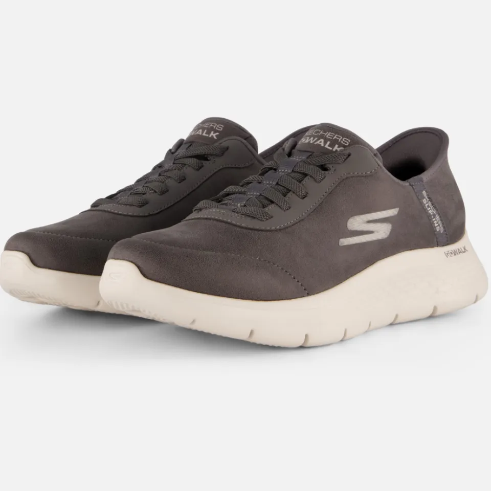 Skechers Go Walk Flex Slip-ins donkergrijs, foto 4