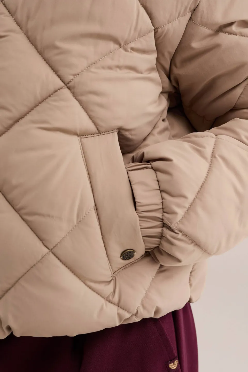 WE Fashion gewatteerde jas beige, foto 5