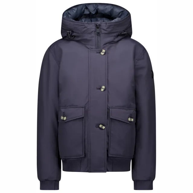 Airforce katoenen winterjas donkerblauw