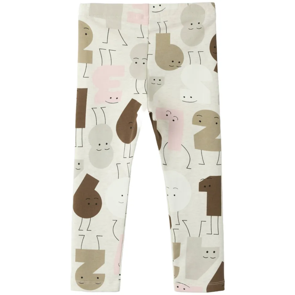 NAME IT legging met print beige roze, foto 2