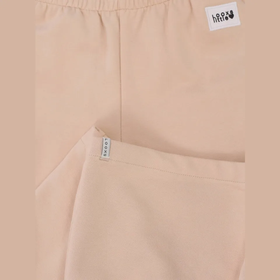 LOOXS little wide leg joggingbroek beige, foto 6