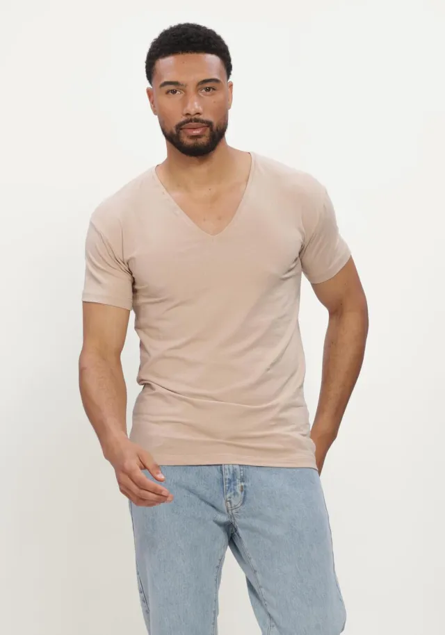 Alan Red Heren Polo's & T-shirts 5601 Nov - Beige