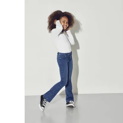 KIDS ONLY high waist flared jeans KONROYAL stonewashed, foto 4
