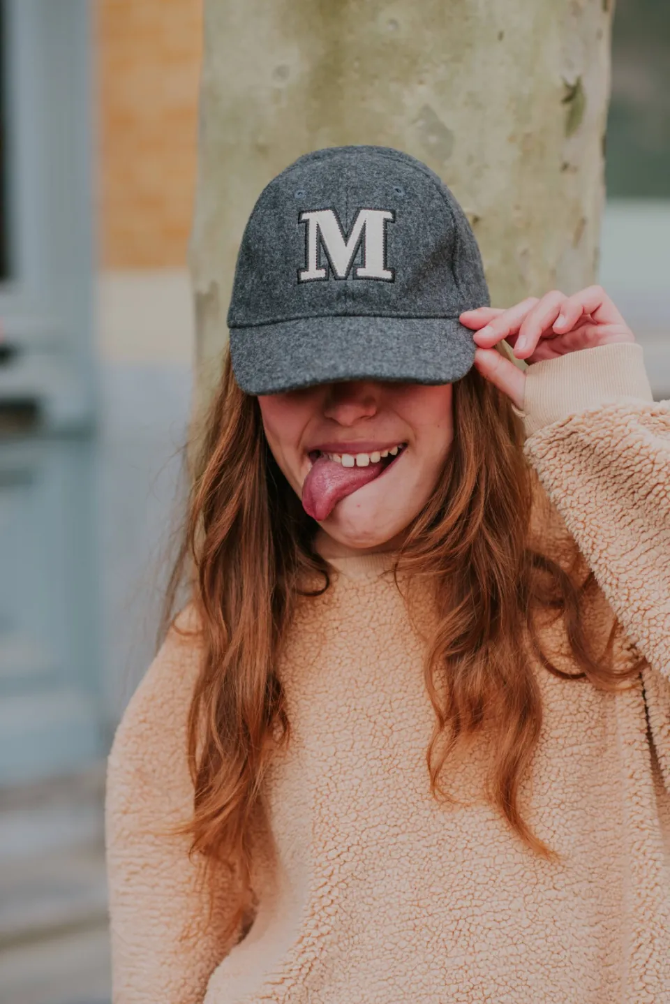 No Way Monday rechtvallende sweater met teddy details - beige, foto 6