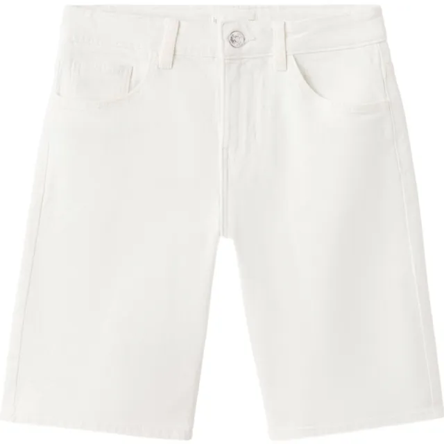 Mango Kids jeansshort wit