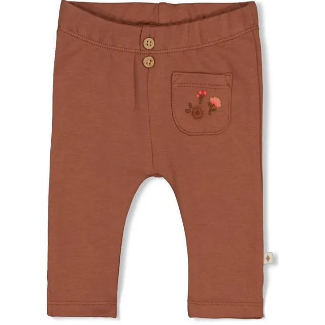 Feetje Forest Garden babybroek bruin