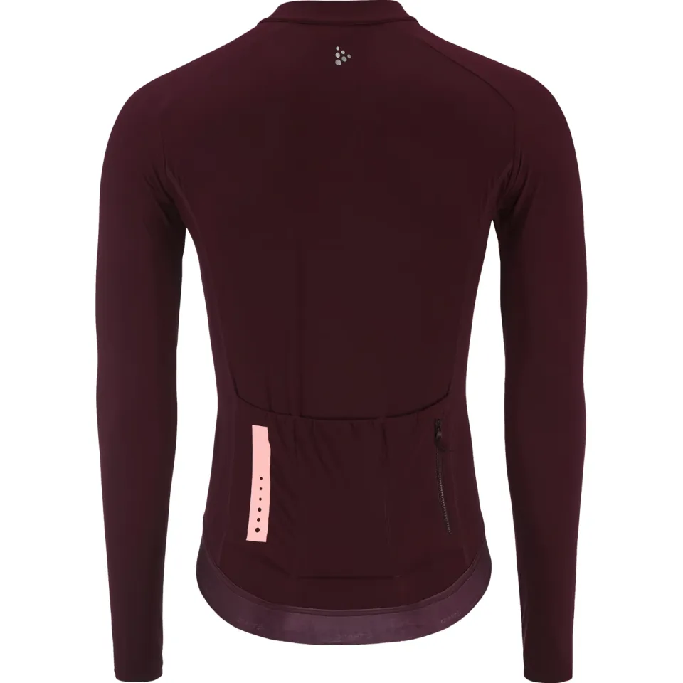 Craft Endur Training fietsshirt lange mouwen rood, foto 2