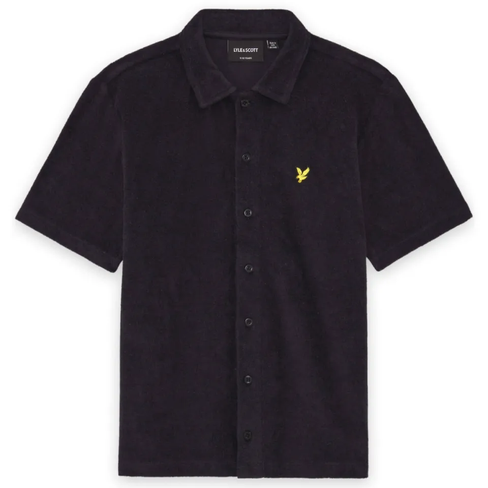 Lyle & Scott overhemd donkerblauw, foto 2