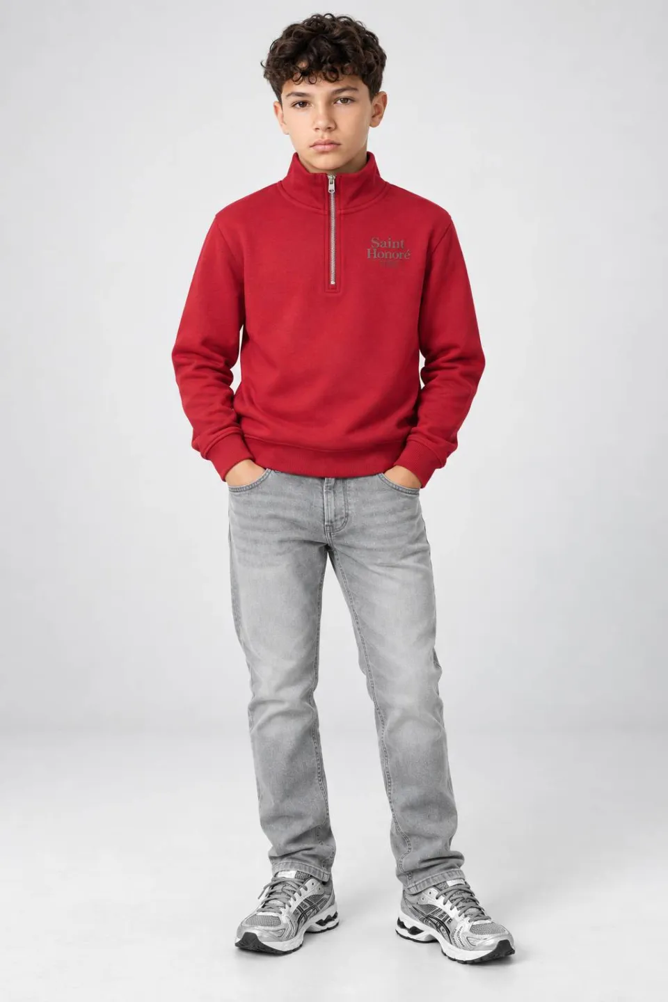 Cars sweater met print - donkerrood