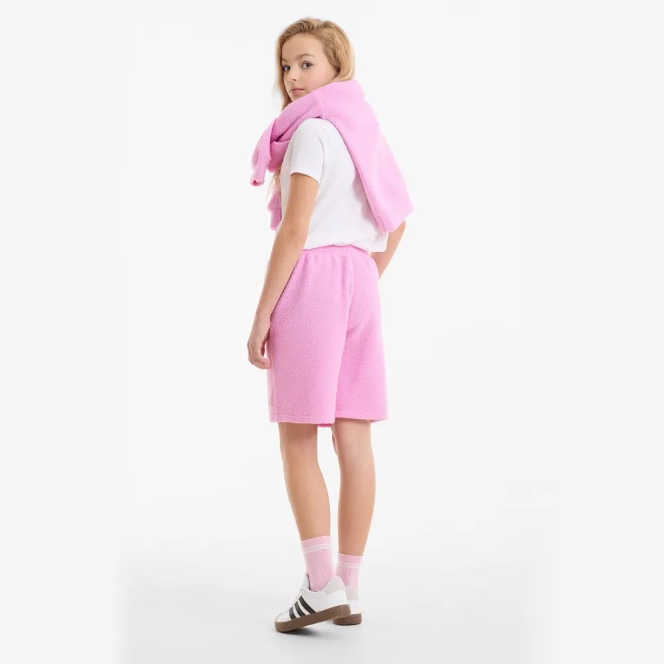 Anytime teddy fleece short roze, foto 4