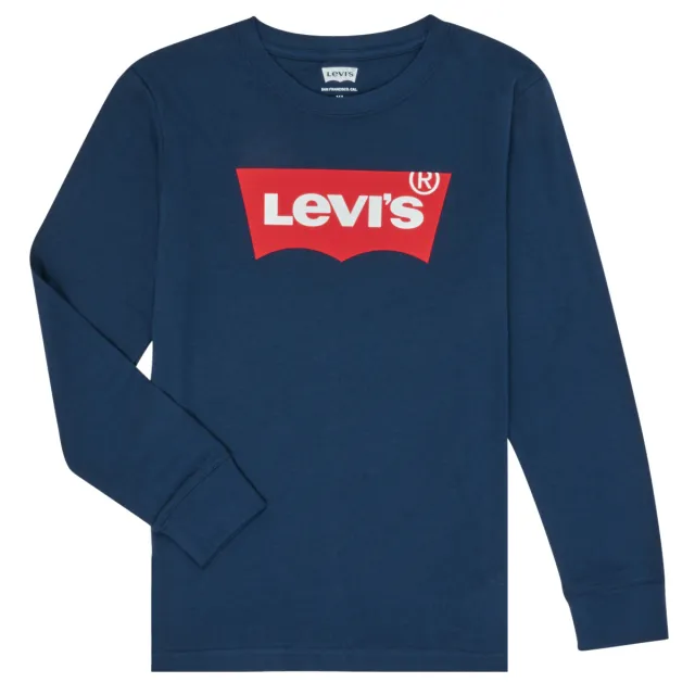 Levi's Kids longsleeve Batwing donkerblauw