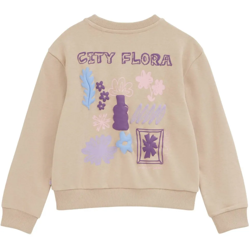 WE Fashion sweater met backprint - beige, foto 4