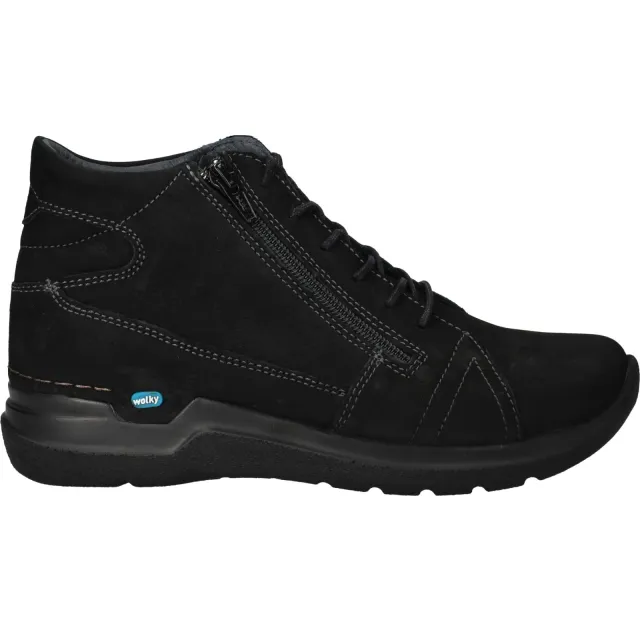 Wolky Why Antique veterboot zwart