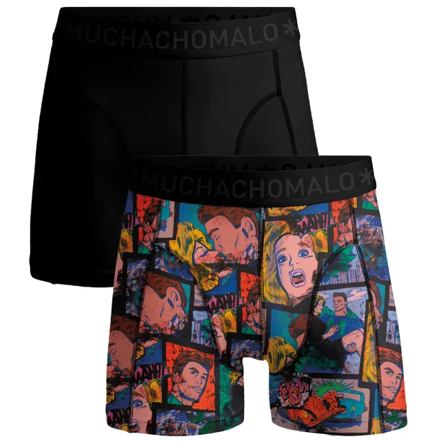 Muchachomalo Heren 2-pack Boxershorts Veelkleurig