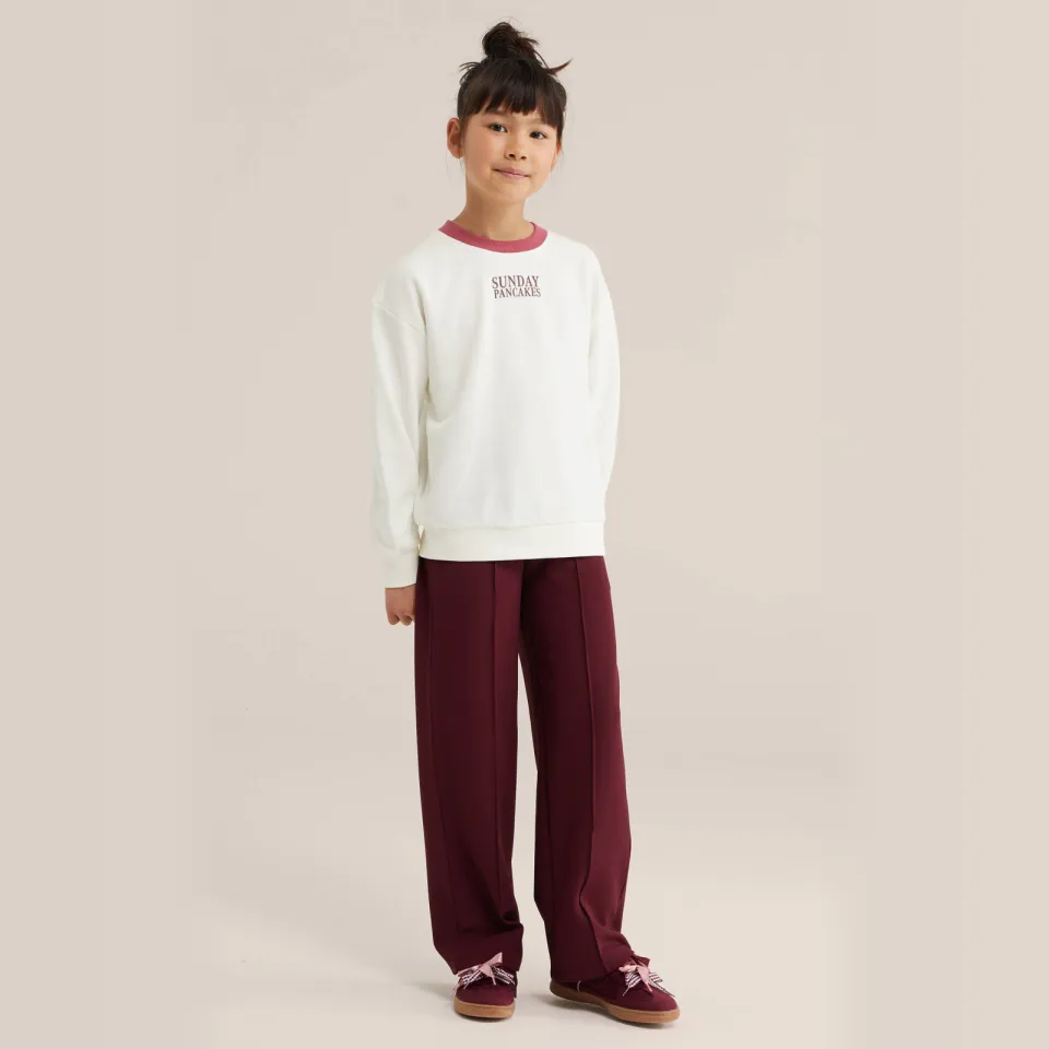 WE Fashion sweater met backprint - ecru, foto 3