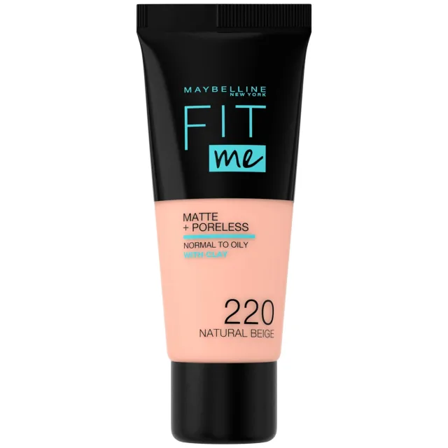Maybelline New York Fit me Matte + Poreless liquid foundation - 220 Natural Beige