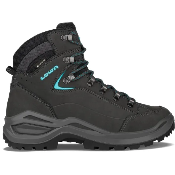 Lowa Renegade Evo GTX Mid Wide wandelschoenen grijs Grijs/Zwart