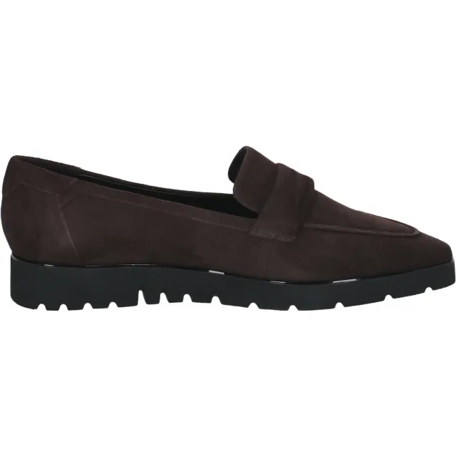 Peter Kaiser Barcelona suède loafers met profielzool - bruin