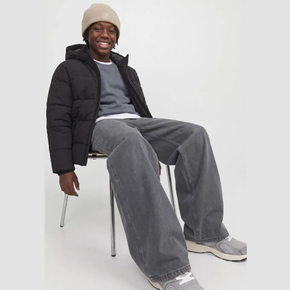 Jack & Jones Becks puffer winterjas zwart, foto 6