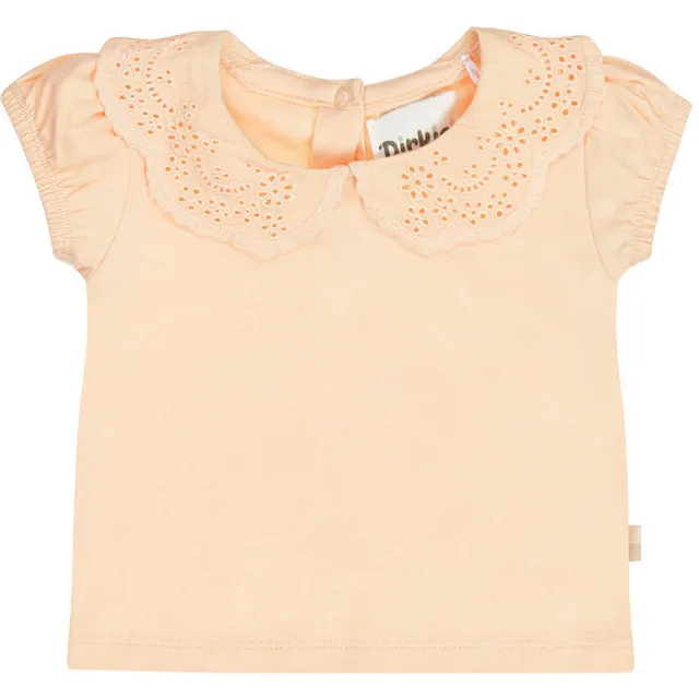 Dirkje T-shirt oranje broderie, foto 2